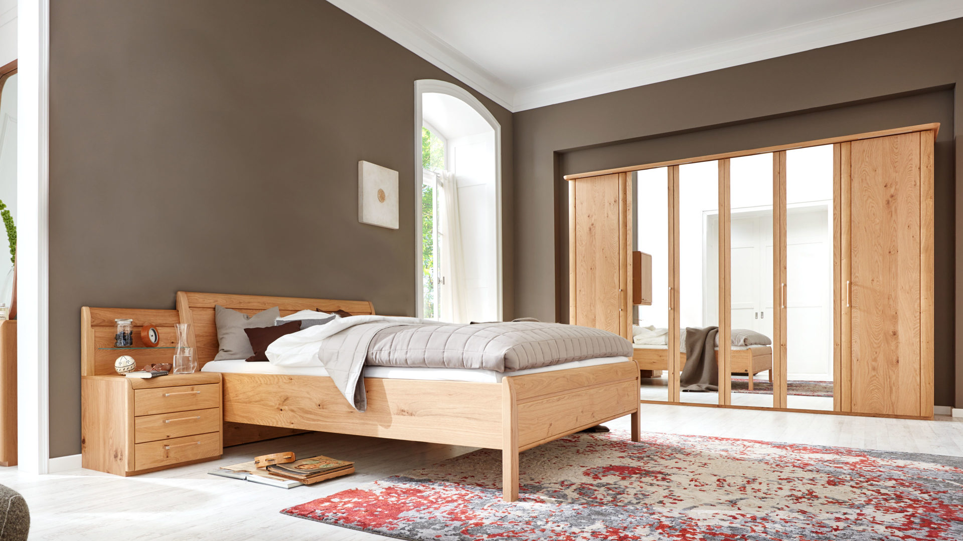Interliving Schlafzimmer Serie 1001 – Schlafzimmerkombination, Wildeiche-Echtholzfurnier – vierteilig Interliving Schlafzimmer Serie 1001 – Schlafzimmerkombination, Wildeiche-Echtholzfurnier – vierteilig